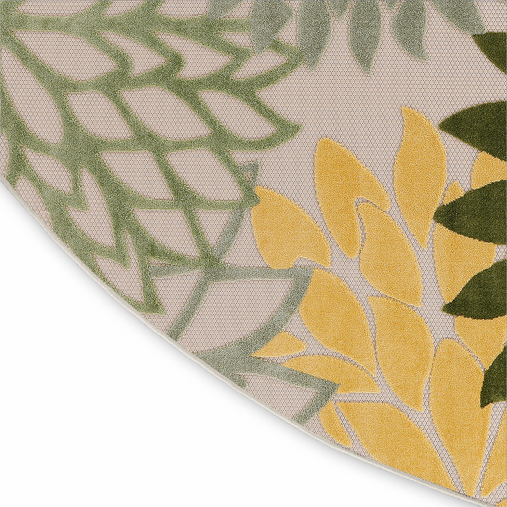 nourison aloha alh05 green multicolor rug