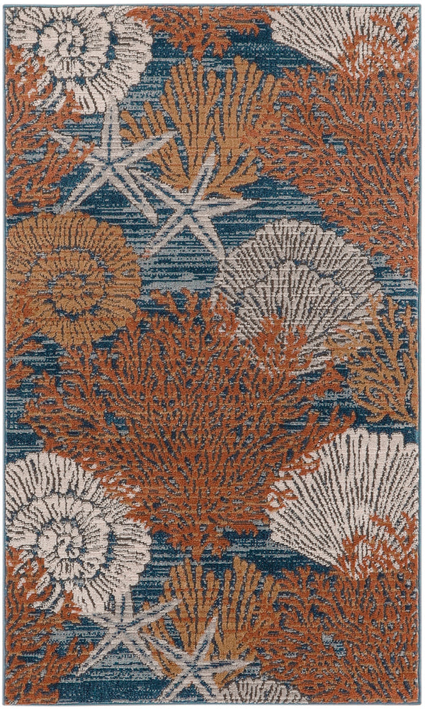 nourison seaside sds04 blue multicolor rug