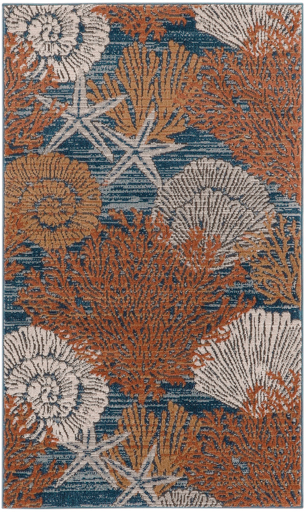 nourison seaside sds04 blue multicolor rug