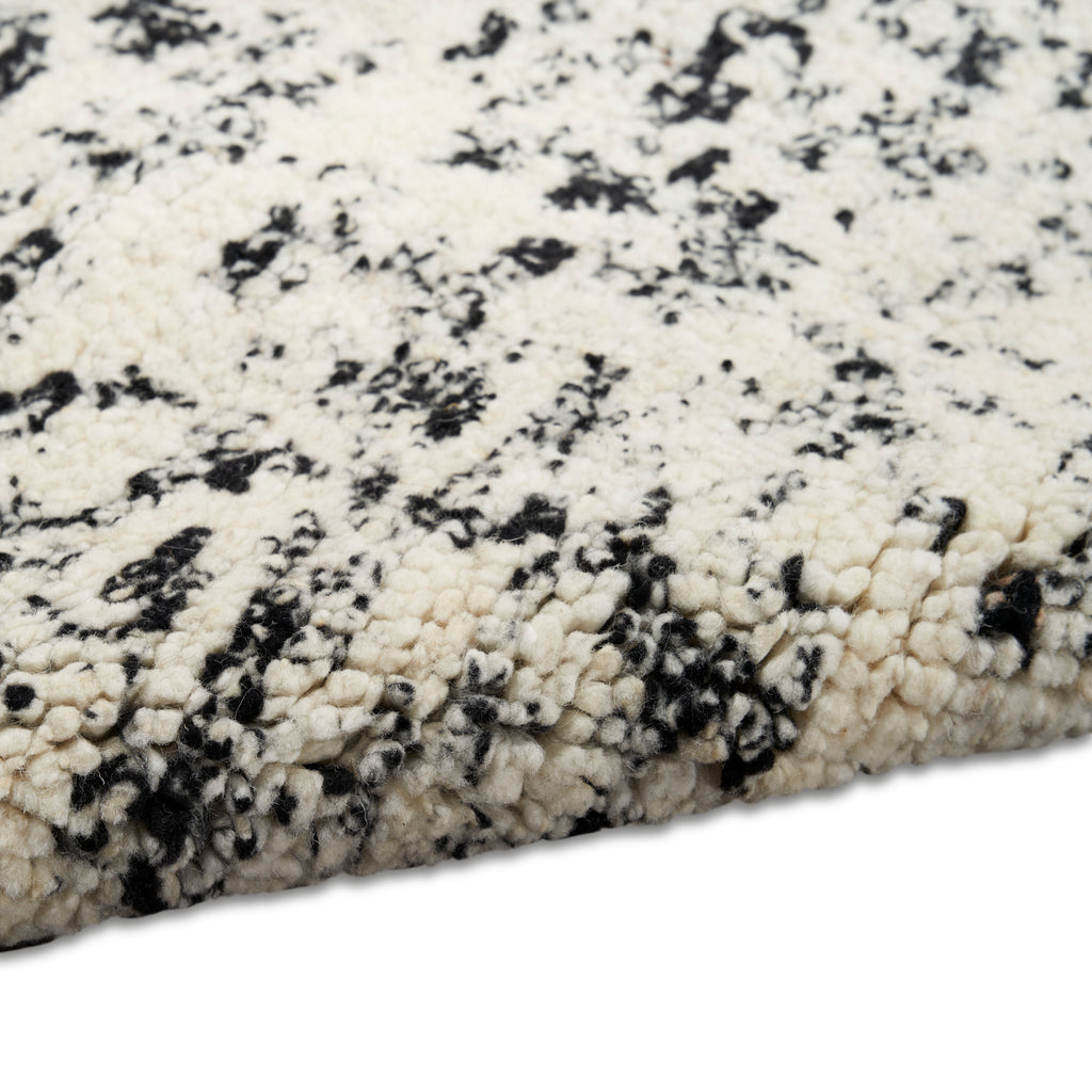 nourison ck042 billows bil01 ivory black rug