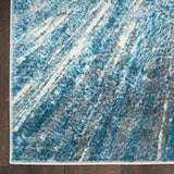 nourison ambiance ami01 blue silver rug