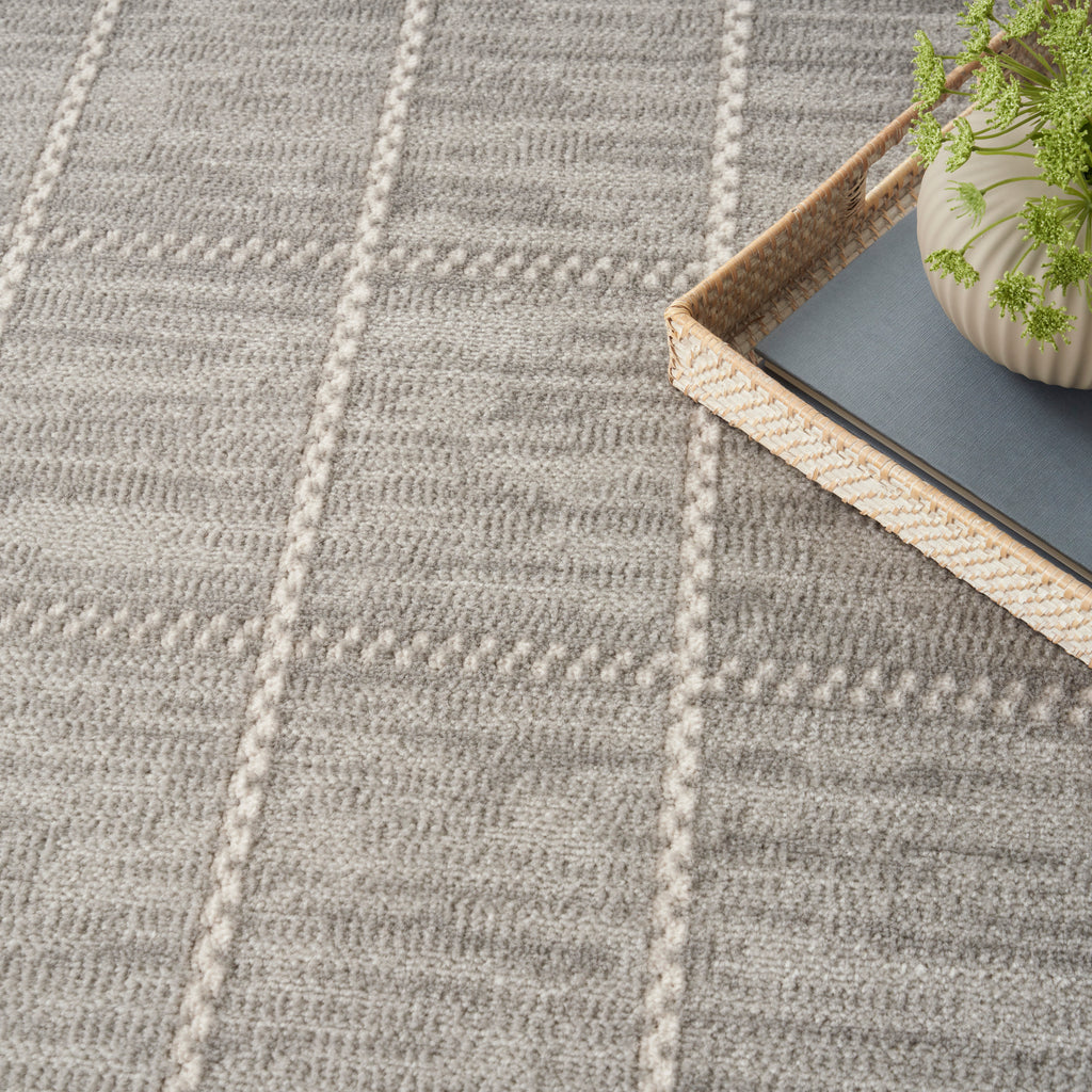 nourison serenity home srh05 light grey rug
