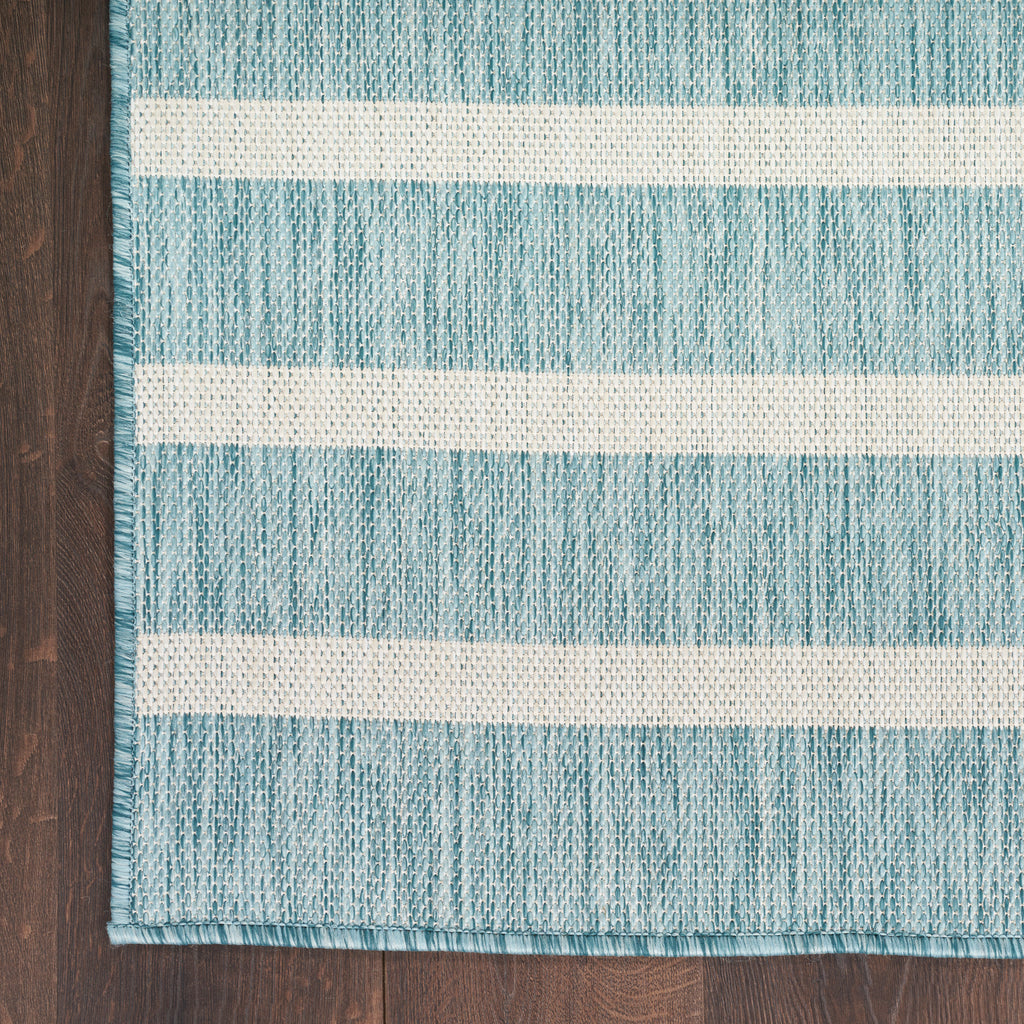 nourison positano pos03 aqua ivory rug