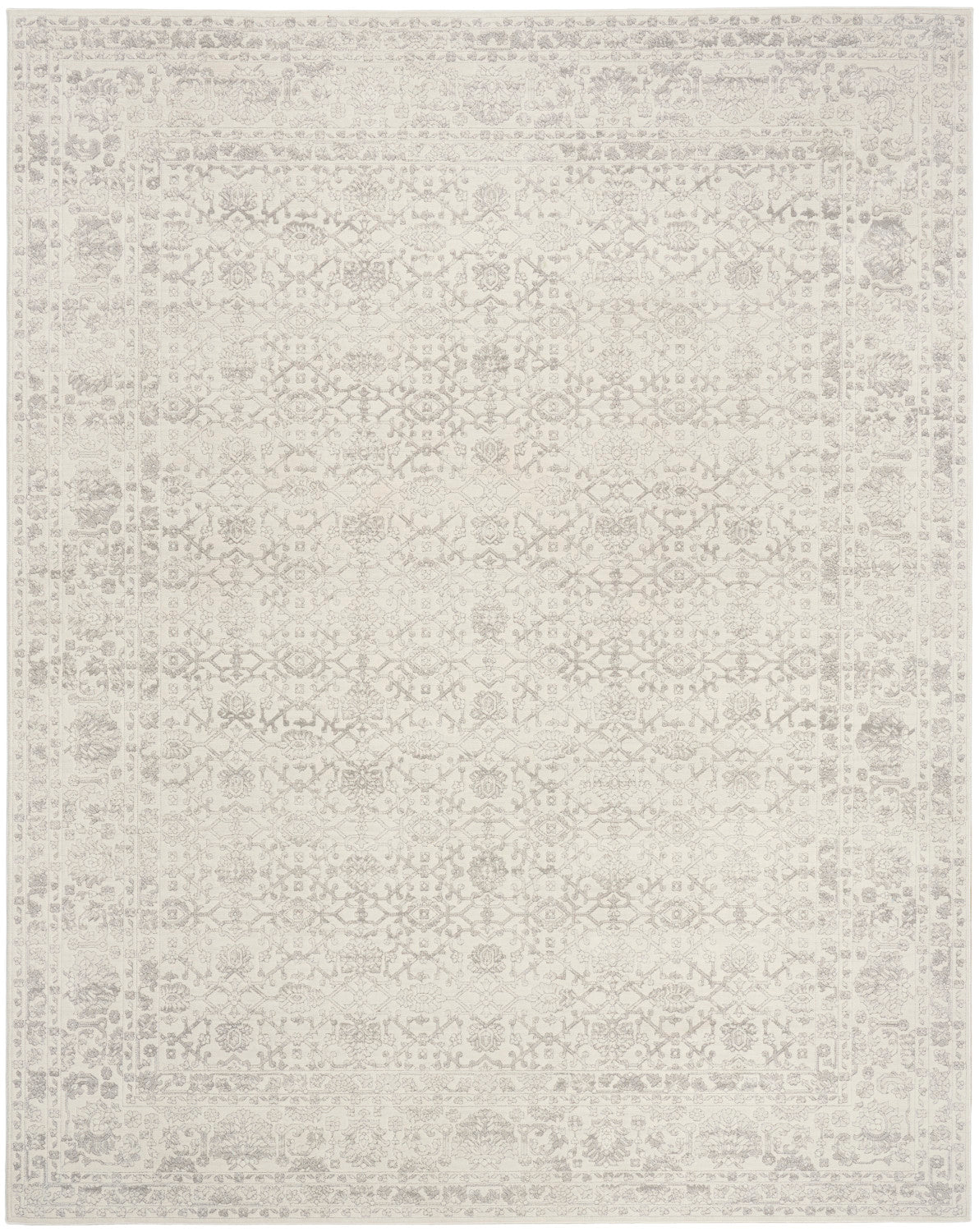 nourison grace gce01 grey rug