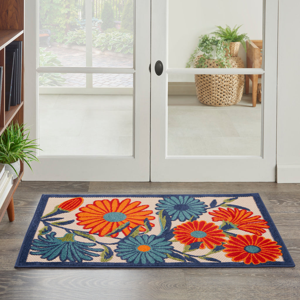 nourison aloha alh33 multicolor rug