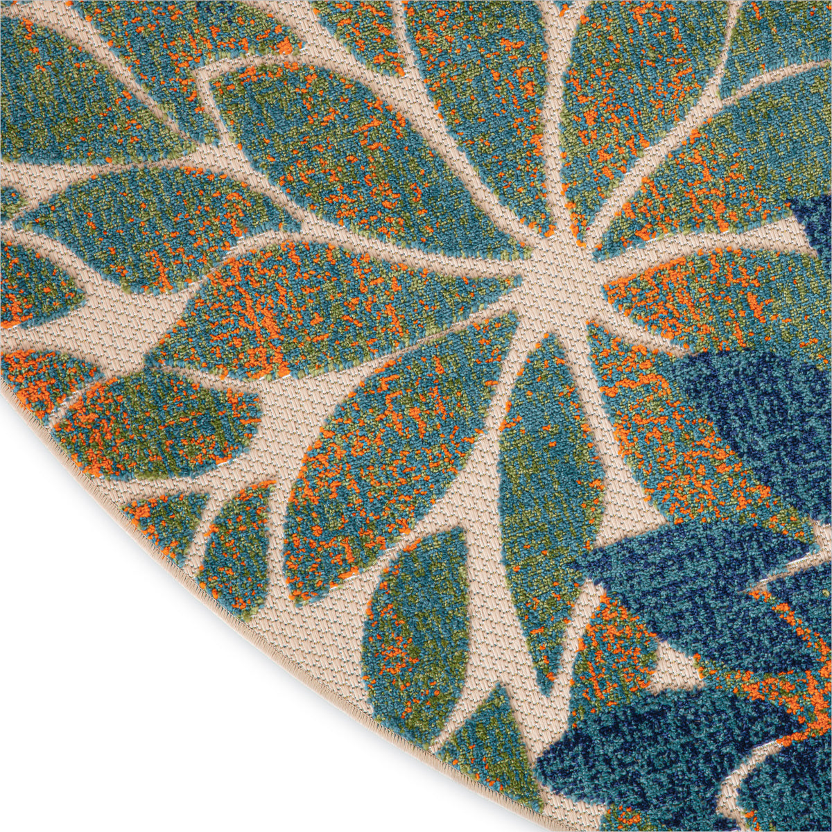 nourison aloha alh05 blue green rug