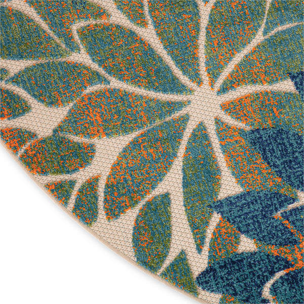 nourison aloha alh05 blue green rug