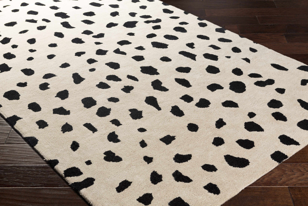 Hauteloom Guiseley GUI Black Hand Tufted Wool Rug