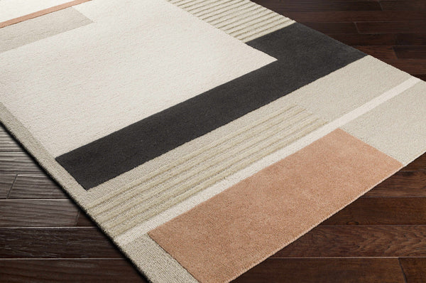 Hauteloom Gungahlin GUNG Black Hand Tufted Wool Rug