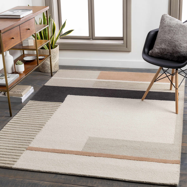 Hauteloom Gungahlin GUNG Black Hand Tufted Wool Rug