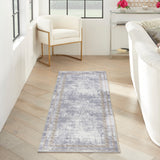 nourison daydream ddr03 silver rug