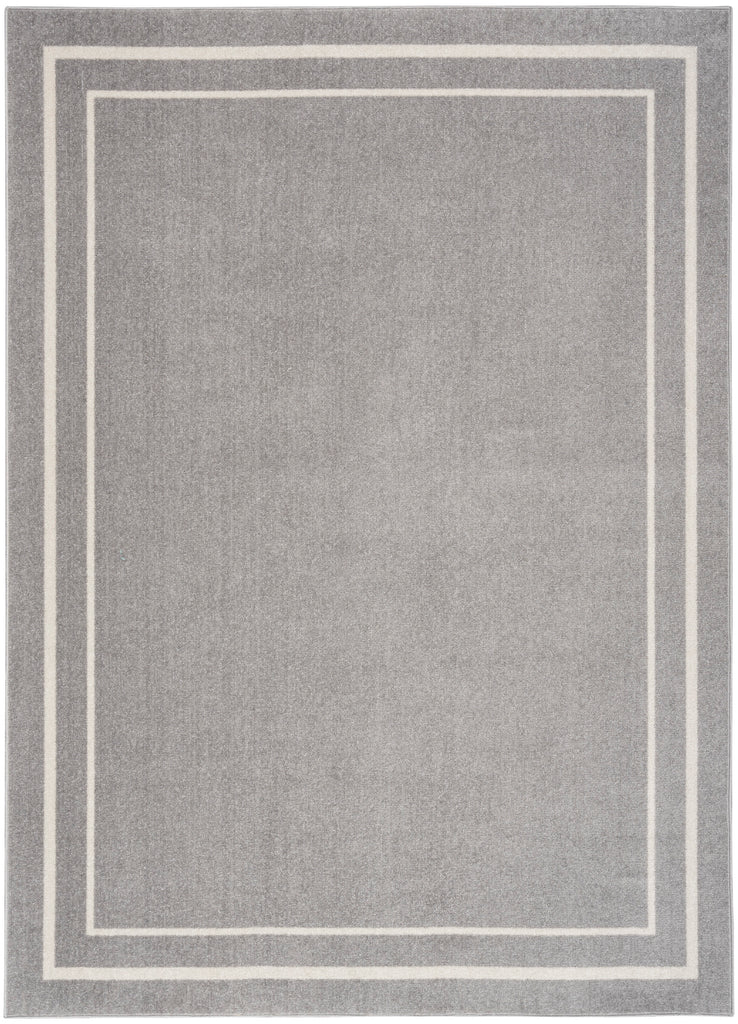 nourison nourison essentials nre02 grey ivory rug