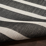 nourison positano pos03 black ivory rug