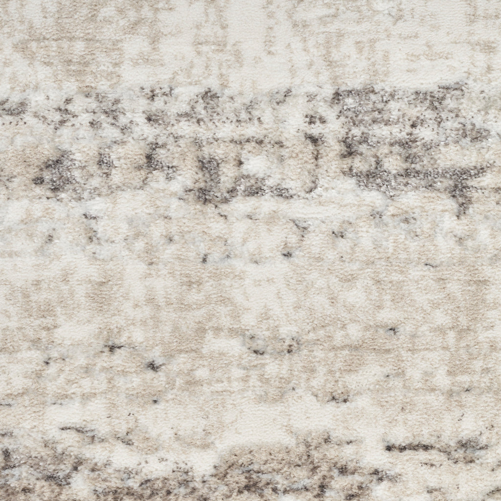 nourison glitz glz10 cream grey rug