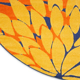 nourison aloha alh05 navy multicolor rug