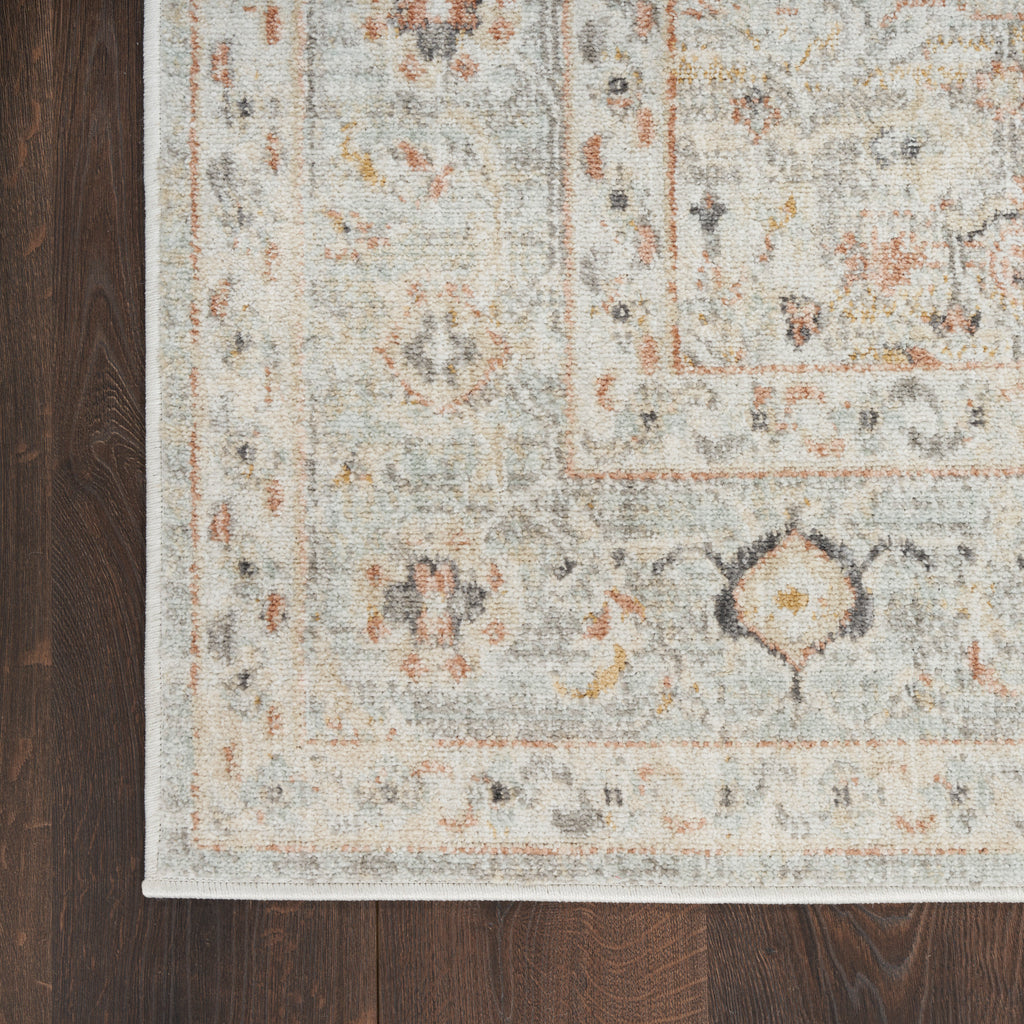 nourison oushak home ous02 light grey rug