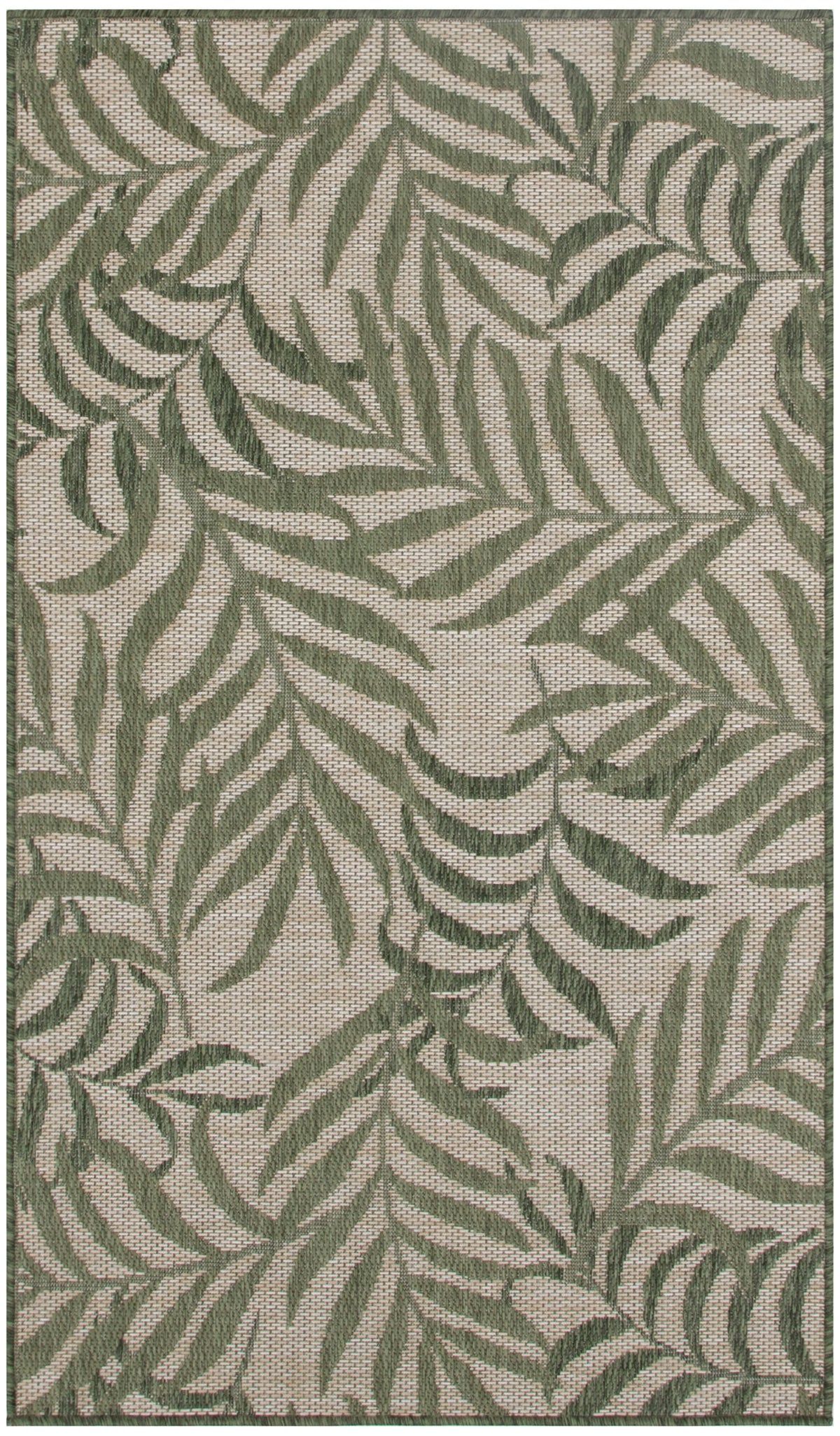 nourison garden oasis goa01 ivory green rug