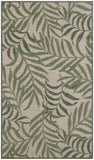 nourison garden oasis goa01 ivory green rug