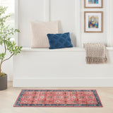 nourison fulton ful12 brick rug