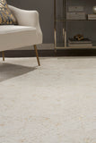 nourison cozy shimmer csh01 ivory gold rug