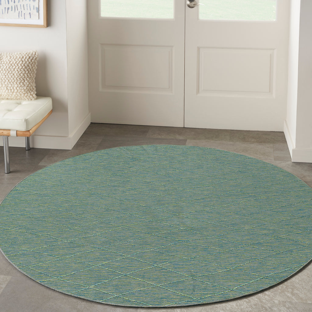 nourison washable solutions wsl01 blue green rug