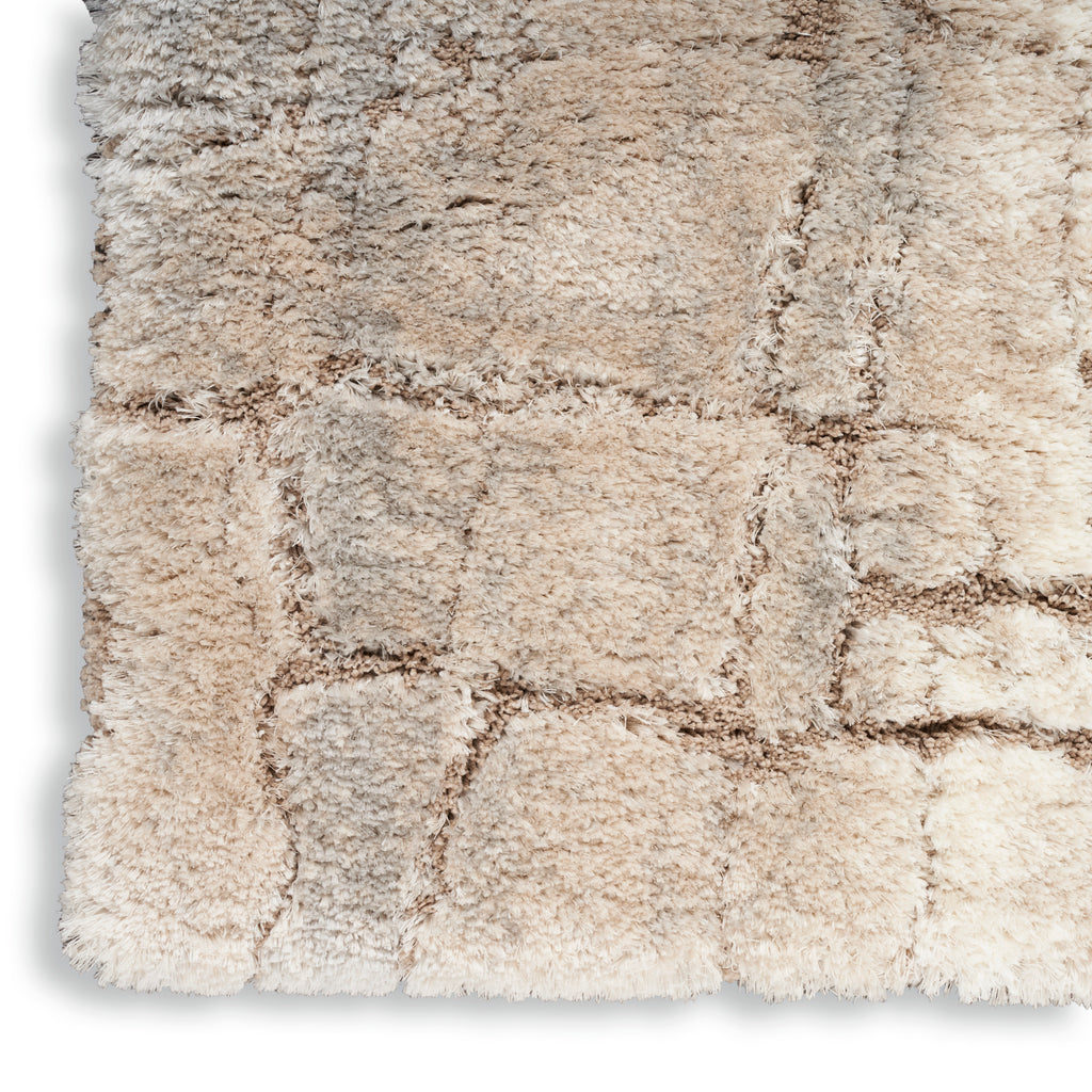 nourison dreamy shag drs09 ivory beige rug