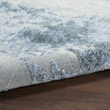 nourison silk shadows sha21 blue sky rug