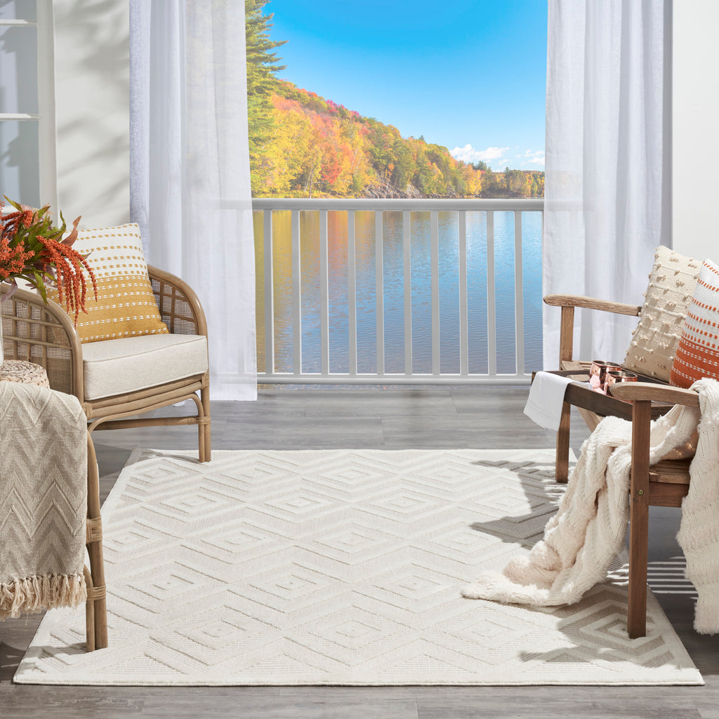 nourison versatile nrv01 ivory white rug