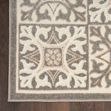nourison aloha alh34 ivory grey rug