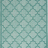 nourison easy care nes01 aqua teal rug