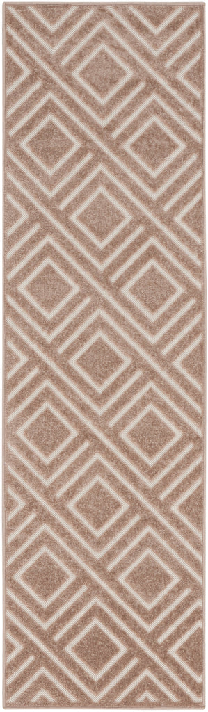 nourison care free caf03 brown rug
