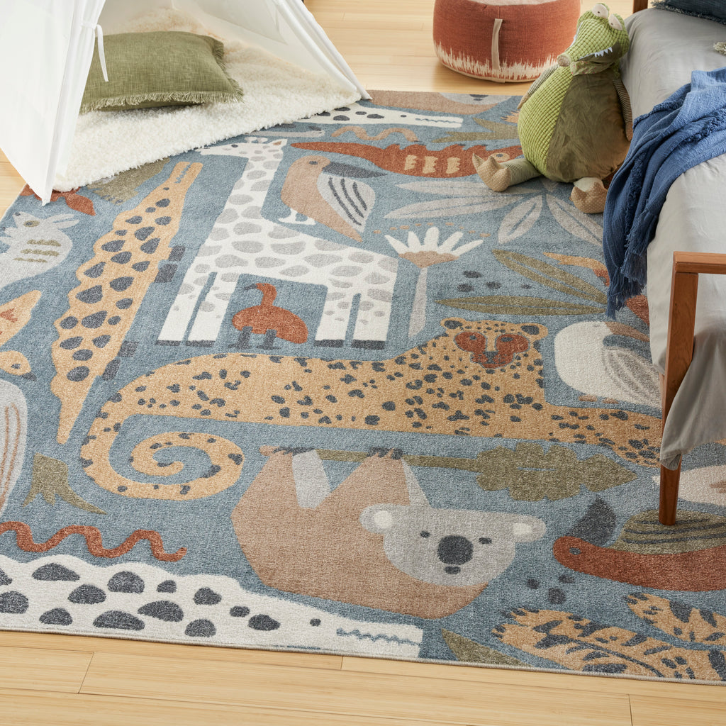 nourison astra machine washable asw01 multicolor rug