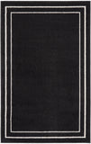 nourison nourison essentials nre02 black ivory rug