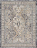 nourison lynx lnx01 ivory charcoal rug