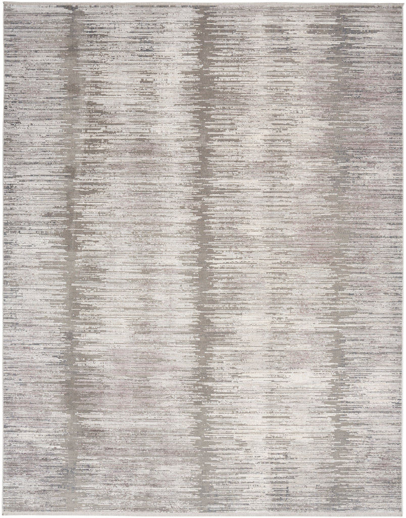 nourison abstract hues abh03 grey white rug
