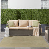 nourison nourison essentials nre01 green gold rug
