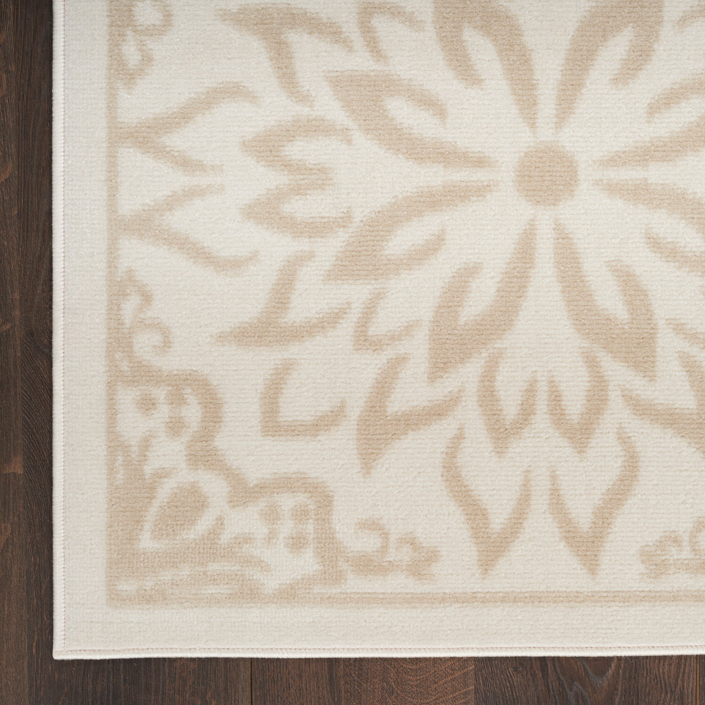 nourison jubilant jub06 ivory beige rug