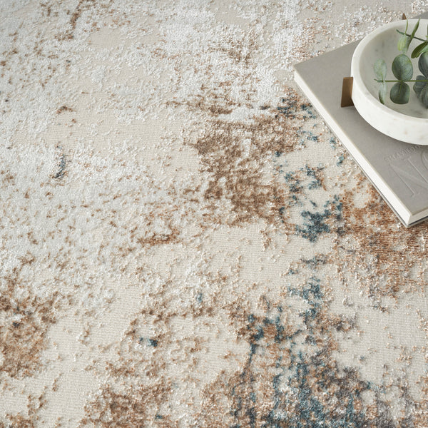 nourison glitz glz06 taupe multi rug