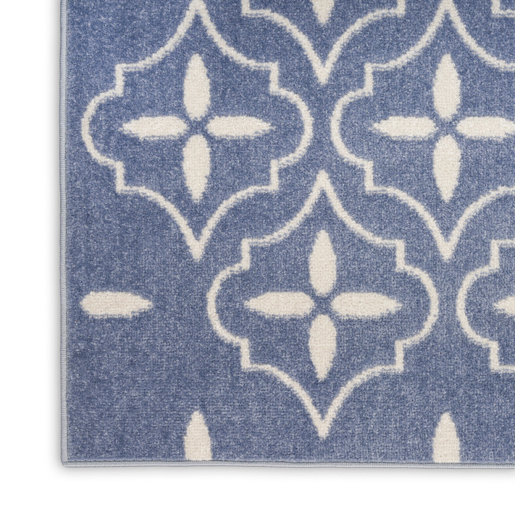 nourison nourison essentials nre04 blue ivory rug