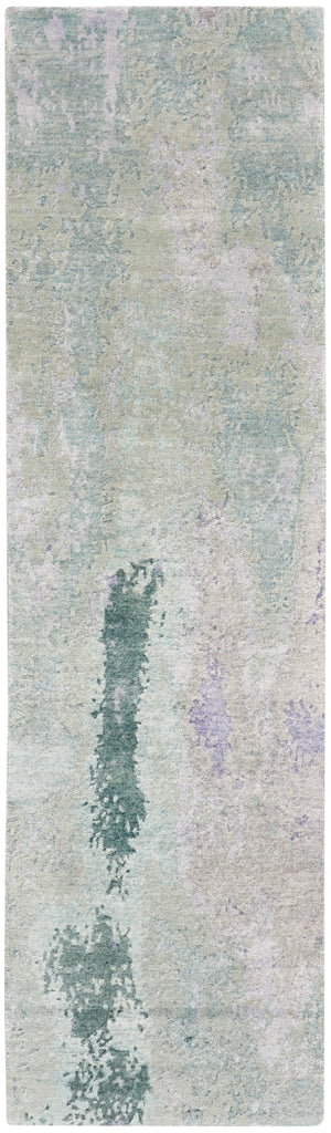 nourison silk shadows sha22 blue green rug
