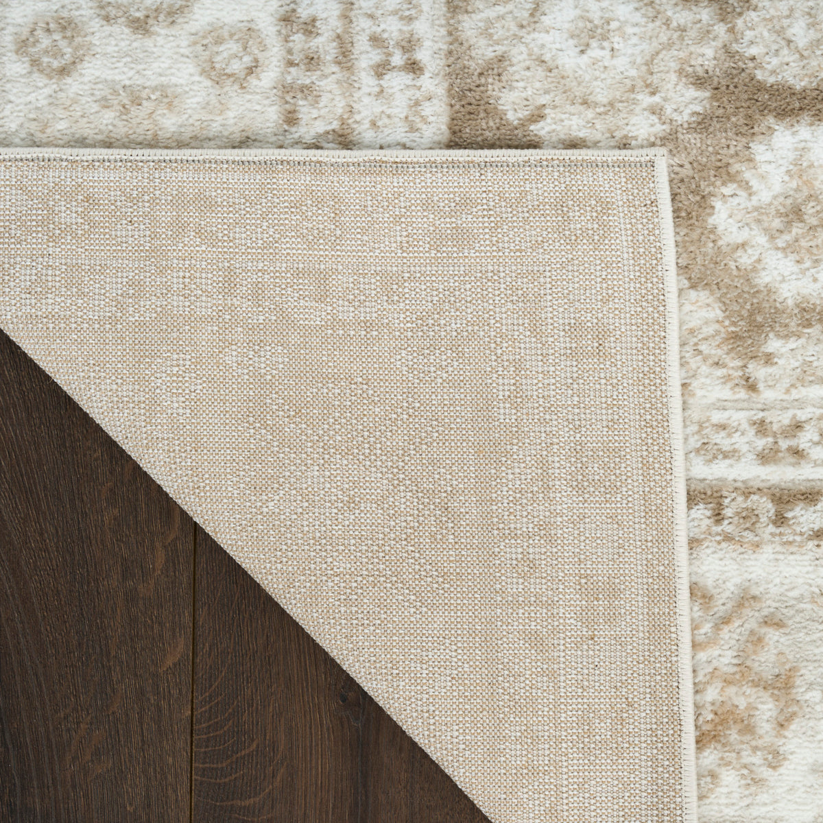 nourison dekor dek02 ivory taupe rug