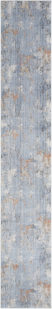 nourison abstract hues abh01 grey blue rug