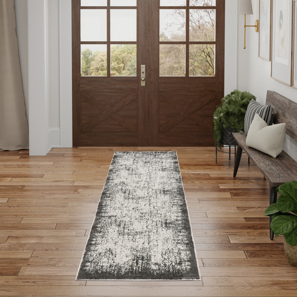 nourison desire dsr05 grey ivory rug