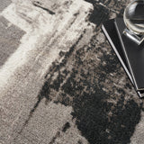 nourison twilight twi30 grey ivory black rug