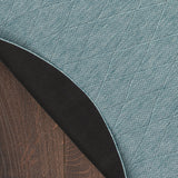 nourison washable solutions wsl01 aqua rug
