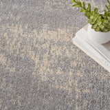 nourison nourison essentials nre03 grey beige rug