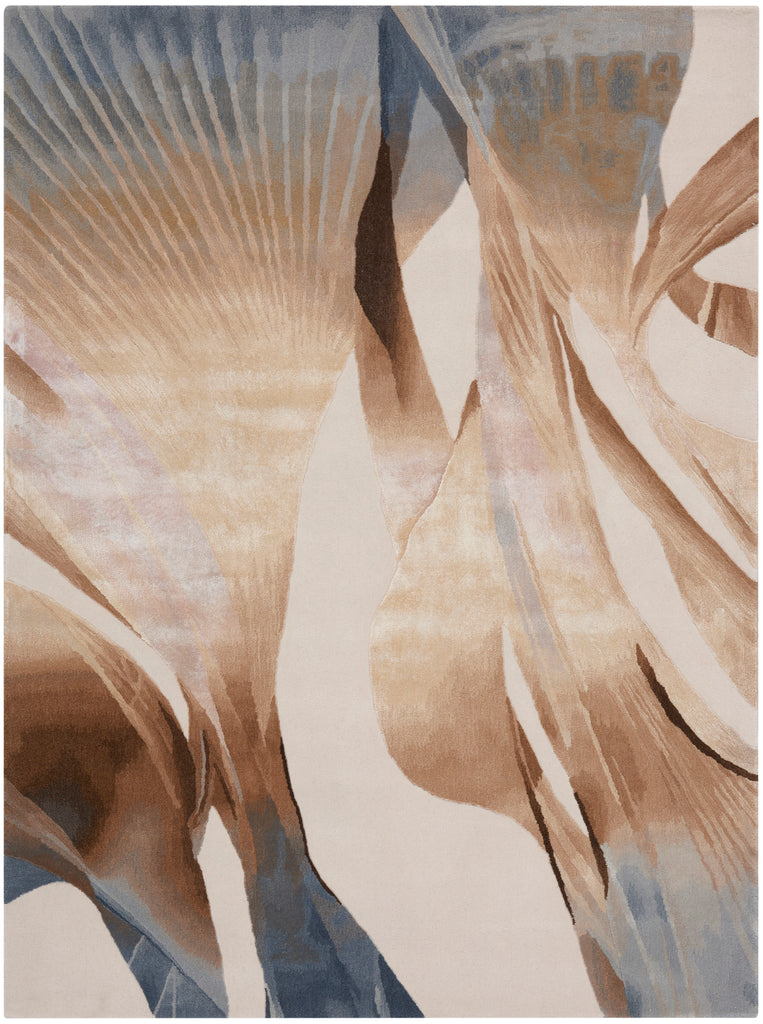 nourison prismatic prs35 sand rug