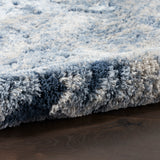 nourison dreamy shag drs06 light blue rug