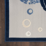 nourison aloha alh27 navy blue rug