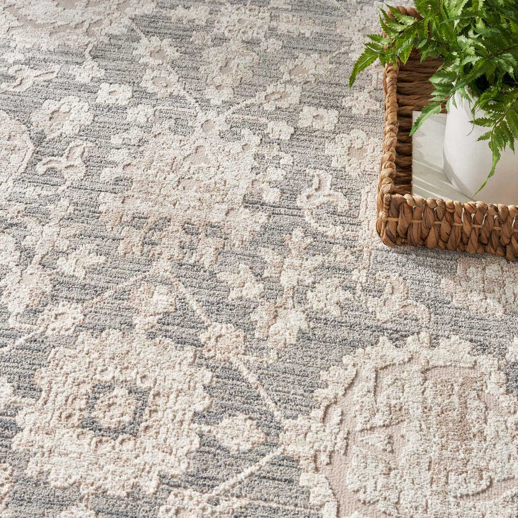 nourison eco cycle ecy02 charcoal rug